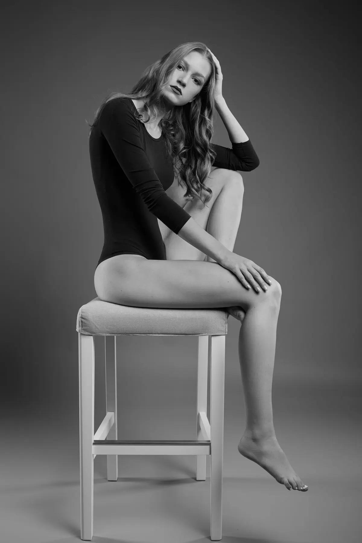 Boudoir Referenzbild 23 — Schwarz-Weiss Fine Art Fotografie